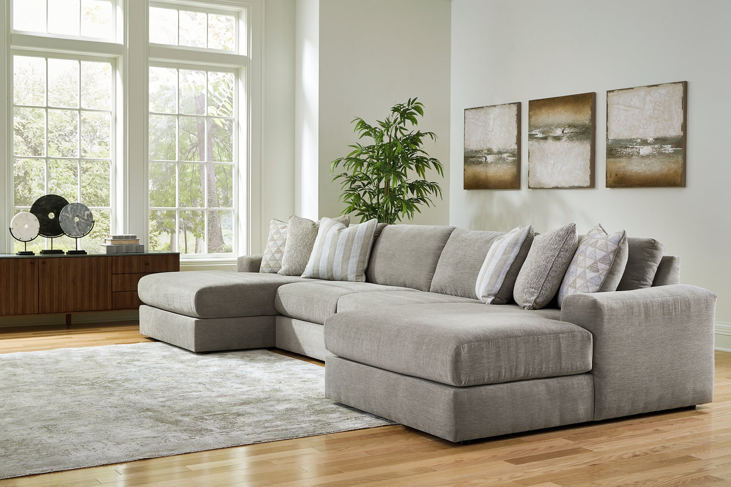 Dual chaise sofa sale