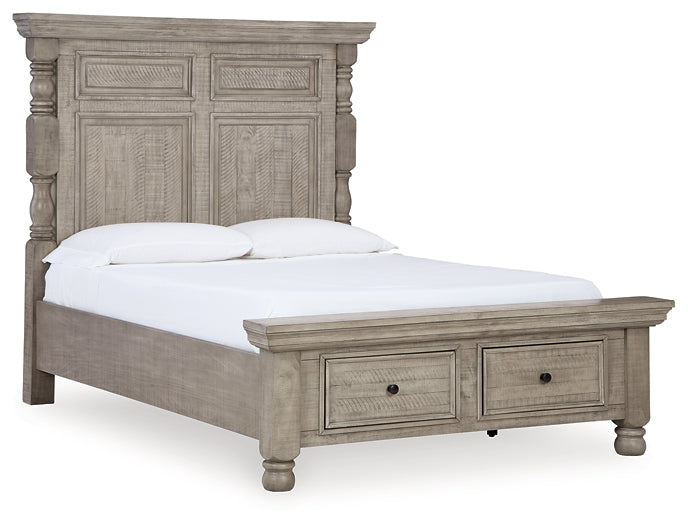 Harrastone Queen Panel Bed