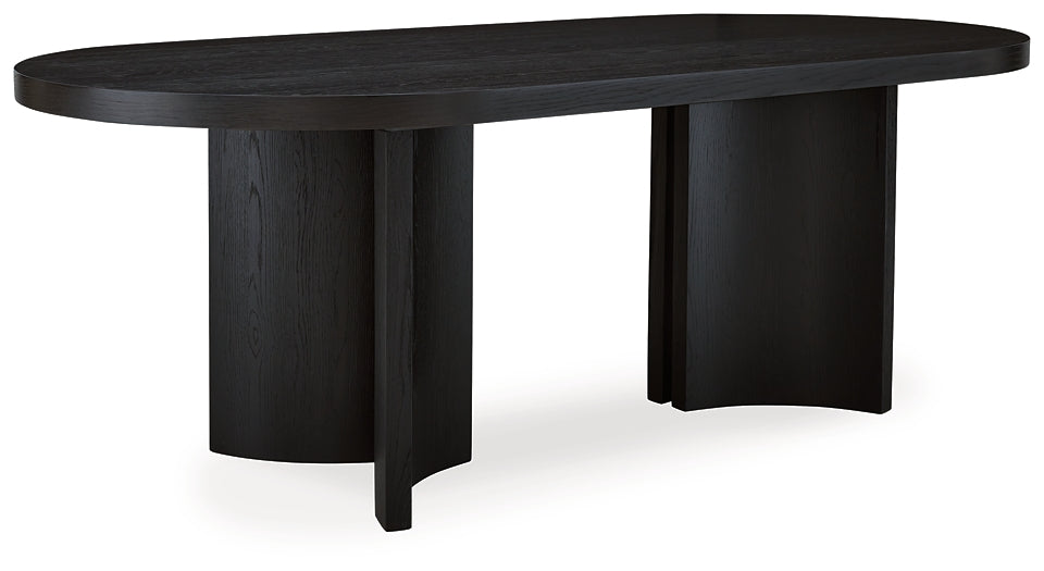 Rowanbeck Oval Dining Room Table