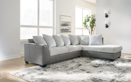 Clairette Court 2-Piece Sectional with Chaise