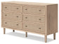 Cielden King Panel Headboard with Dresser