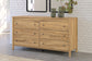 Ashley Express - Bermacy Queen Platform Panel Bed with Dresser, Chest and Nightstand