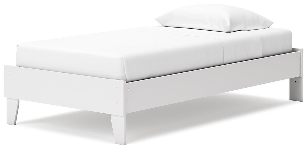 Ashley Express - Socalle Twin Platform Bed with Nightstand