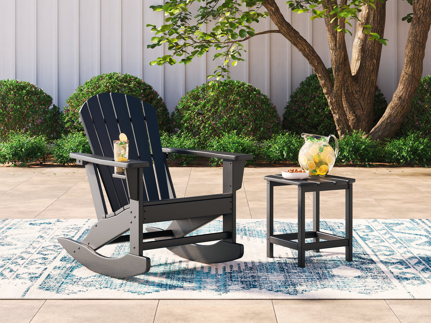 Ashley Express - Sundown Treasure Outdoor Chair with End Table