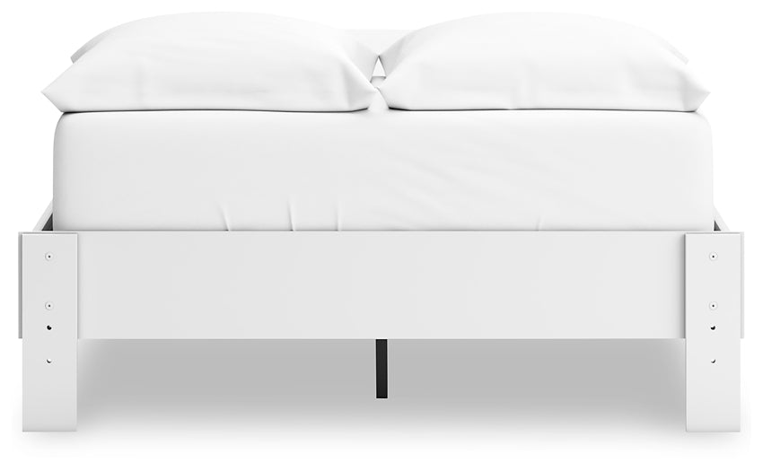 Ashley Express - Hallityn Full Platform Bed with Dresser and Nightstand