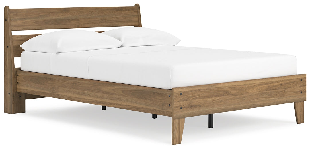 Ashley Express - Deanlow Full Platform Panel Bed with Dresser