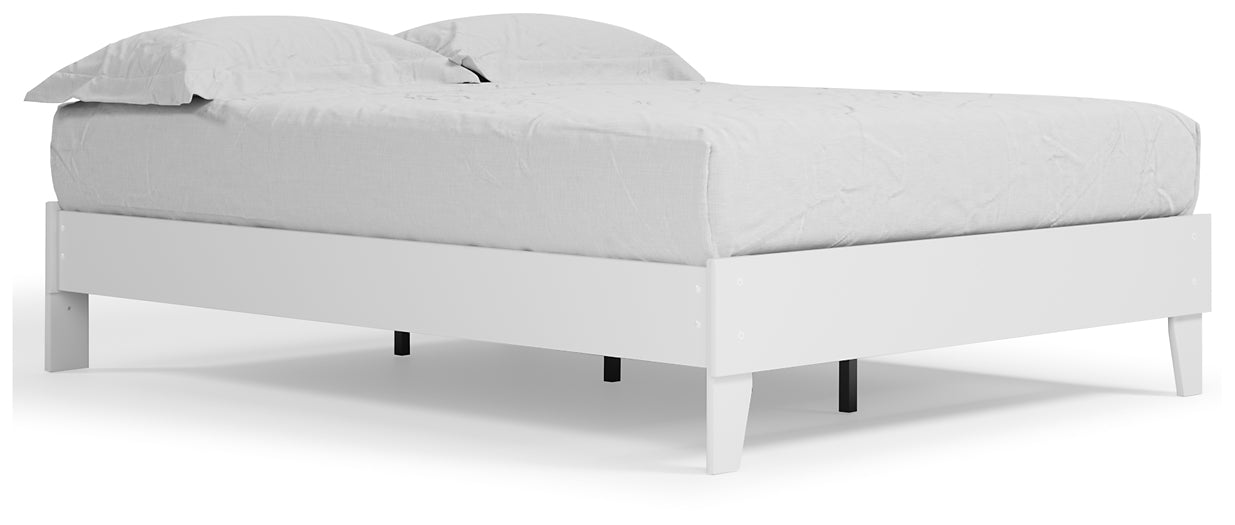 Ashley Express - Piperton Queen Platform Bed with Dresser and 2 Nightstands