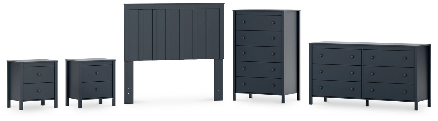 Ashley Express - Simmenfort Full Panel Headboard with Dresser, Chest and 2 Nightstands