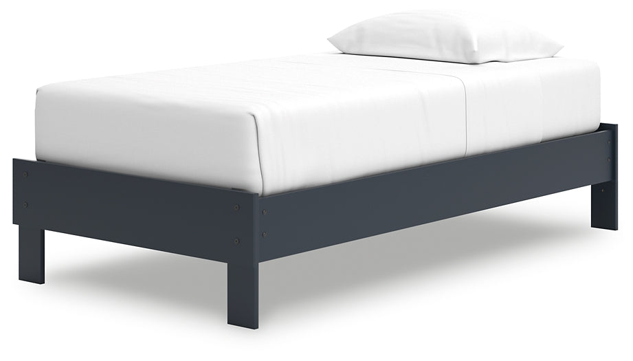 Ashley Express - Simmenfort Twin Platform Bed with Dresser and 2 Nightstands