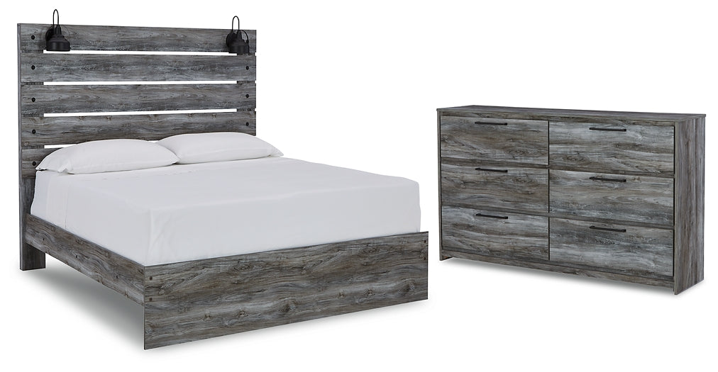 Baystorm Queen Panel Bed with Dresser